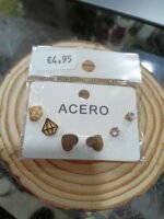 Pack de pendientes de acero - Imagen 2
